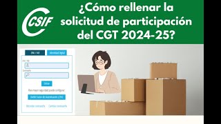 Solicitud de participación Concurso de Traslados 2024 25 C Valenciana [upl. by Swane]