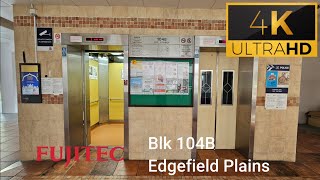 Fujitec lifts at Blk 104B Edgefield Plains [upl. by Eelyam428]