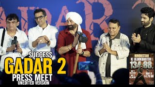 UNCUT  GADAR 2 Success PRESS MEET without Ameesha Patel  Sunny Deol Utkarsh Sharma Anil Sharma [upl. by Kellyn]