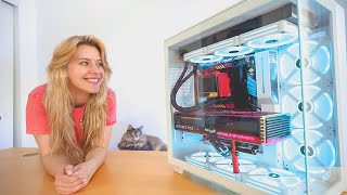 LETS BUILD MY NEW GAMING PC OVERPOWERED AND UNIQUE RTX 4090 PC Build  NoisyButters [upl. by Malik34]