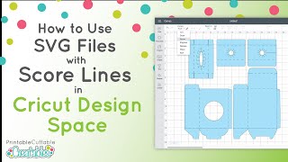 How to Use SVG Files with Solid amp Dashed Score Lines in Cricut Design Space [upl. by Aleyak]