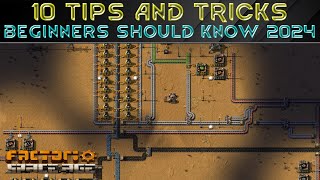 10 TIPS BEGINNERS SHOULD KNOW 2024  Factorio Tutorial Tricks [upl. by Gisele]