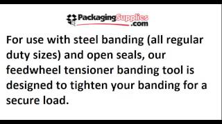 Steel Strapping Tensioner  Tighten Your Banding [upl. by Grimona]