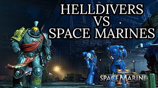 THE BEST ACTION GAMES OF THE YEAR FACE OFF Space Marine 2 Discussion [upl. by Rab632]