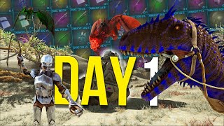 How We Farmed The BEST Blueprints Day 1 Of WIPE  ARK [upl. by Airetahs]