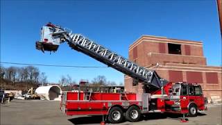 1999 Sutphen 95’ Tower Ladder Truck For Sale at Auction [upl. by Llerud382]