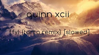 quinn xcii  ffyl tarro remix depressively slowed lyrics [upl. by Irrek]