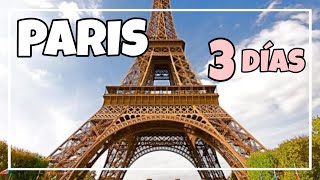 PARIS en 3 días‼️ ¿Qué ver primero¿Dónde comer [upl. by Annawyt]