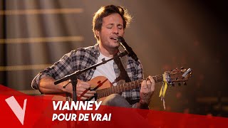 Vianney – Pour de vrai  Lives  The Voice Belgique Saison 9 [upl. by Aihseuqram]