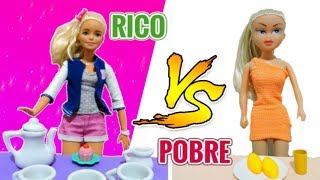 NOVELINHARICO VS POBRE Barbie 2 [upl. by Anuhsal]