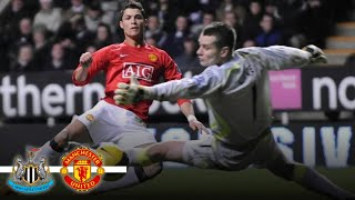 Newcastle vs Manchester United 15  Brace from Ronaldo amp Rooney  EPL 20072008 [upl. by Airec]