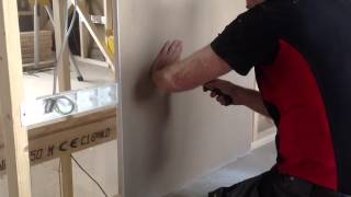 Click Studbox Aid the Plasterer fitting the plaster board [upl. by Niad]