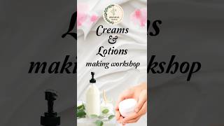 Cream amp lotion making workshop in tamil cream lotion onlineworkshop swasaagroups [upl. by Irab]