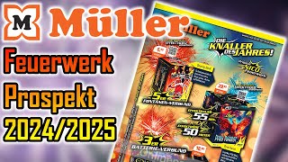 MÜLLER DROGERIE  FEUERWERK PROSPEKT 20242025 [upl. by Gnoh]