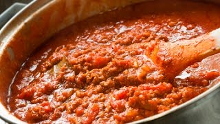 The GREATEST Spaghetti Meat Sauce EVER [upl. by Revell]