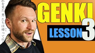 【N5】Genki 1 Lesson 3 Japanese Grammar Made Clear  ます CONJUGATION SIMPLIFIED [upl. by Ahcrop]