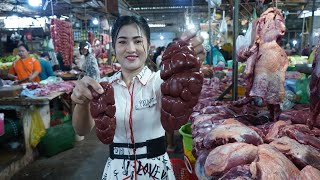 Yummy beef and beef kidney cooking  Countryside Vlog [upl. by Aarika]