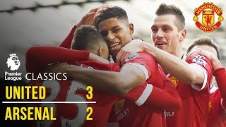 Manchester United 32 Arsenal 1516  Premier League Classics  Manchester United [upl. by Gilberta]