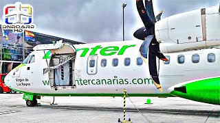 TRIP REPORT  ATR into Heavy Winds  Binter ATR72  Gran Canaria to Tenerife [upl. by Lorrayne]