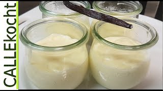 Echter Vanillepudding ohne Tüte viel besser selber machen Rezept [upl. by Auhoj]