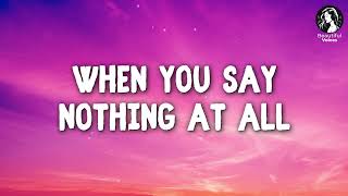 Ronan Keating  When You Say Nothing At All  EMOTIONAL Acoustic Cover 🥹🥹 LYRICS [upl. by Erual413]