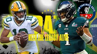 FNF PACKERS EAGLES PICKS AND PREDICTIONS [upl. by Eiramnna]