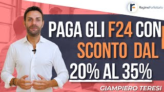 Paga gli F24 con SCONTO dal 20 al 35 acquistando Crediti Fiscali [upl. by Shinberg42]