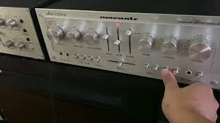 Marantz 3250B speaker connection options marantz jbl preamp poweramplifier thievery [upl. by Cristy]