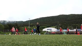 Tine Fotballskole i Spjelkavik [upl. by Yeoj]