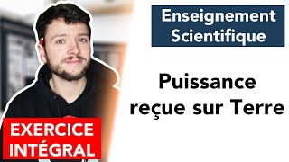 La puissance solaire  Enseignement Scientifique exercice [upl. by Yatnuhs]