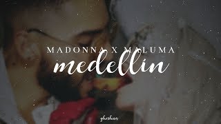 madonna maluma  medellín lyrics  letra [upl. by Neddy]