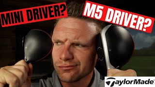 TAYLORMADE ORIGINAL ONE MINI DRIVER vs TAYLORMADE M5 DRIVER [upl. by Zulaledairam]