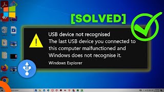 Fix USB Device Not Recognized in Windows 10 Easy Solutions for Your PC [upl. by Ecidnac]