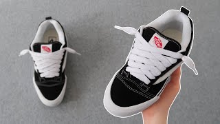 HOW TO DIAMOND LACE YOUR KNU SKOOL VANS EASY [upl. by Emerald]