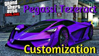 Pegassi Tezeract Customization And Review GTA Online [upl. by Odlanar]