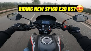 Should you buy SP160 BS7 in 2024  New Honda SP160 Ride [upl. by Mccandless]