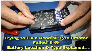 Dead Mi Tyre Inflator  I Could Not Fix It  Battery Type Access Location Explained  DNA VLOGS [upl. by Kipton]