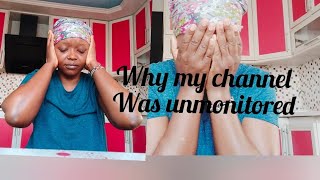 MY CHANNEL WAS UN MONITORED 💔🥺I WISH I KNEW THISMariaTheBrand [upl. by Latouche]