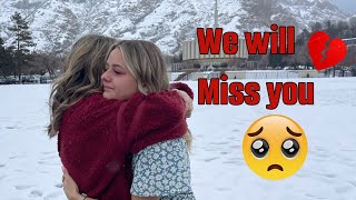 Emotional Goodbye to Kesley  The LeRoys [upl. by Ayvid]