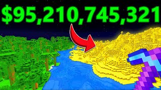 I Became The WORLDS RICHEST Minecraft Player [upl. by Eilyw]