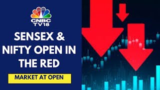 Indices Open Lower Amid Mixed Global Cues Nifty Below 24400 Sensex Down 150 Points  CNBC TV18 [upl. by Olivette]