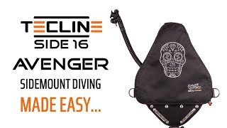 Tecline Side 16 Avenger explained  sidemount diving made easy [upl. by Aniala]