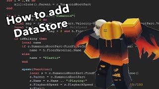 How to add DataStore  Roblox Studio [upl. by Martinelli]