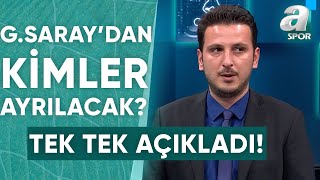 Galatasarayda Gelecek Sezon Kimler Kalacak Kimler Ayrılacak Emre Kaplan Tek Tek Açıkladı [upl. by Hatty876]