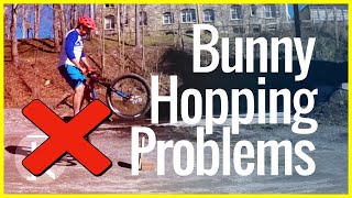 Learning how to Bunny Hop a MTB Problems amp Mistakes  Skills With Phil [upl. by Searby]