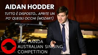 2024 Aidan Hodder Baritone SemiFinals Concert first performance Mozart [upl. by Edlitam]