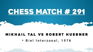 Mikhail Tal vs Robert Huebner • Biel Interzonal 1976 [upl. by Edny458]