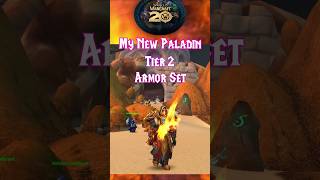 My NEW Paladin Tier 2 Armor Set  20th Anniversary World of Warcraft  The War within Game [upl. by Irehj]