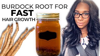 Burdock Root For Fast Hair Growth [upl. by Leak]