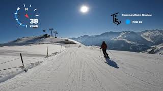 Skiing in the Zillertal Area  Gerlos  Isskogel to KrummbachXPress [upl. by Head]